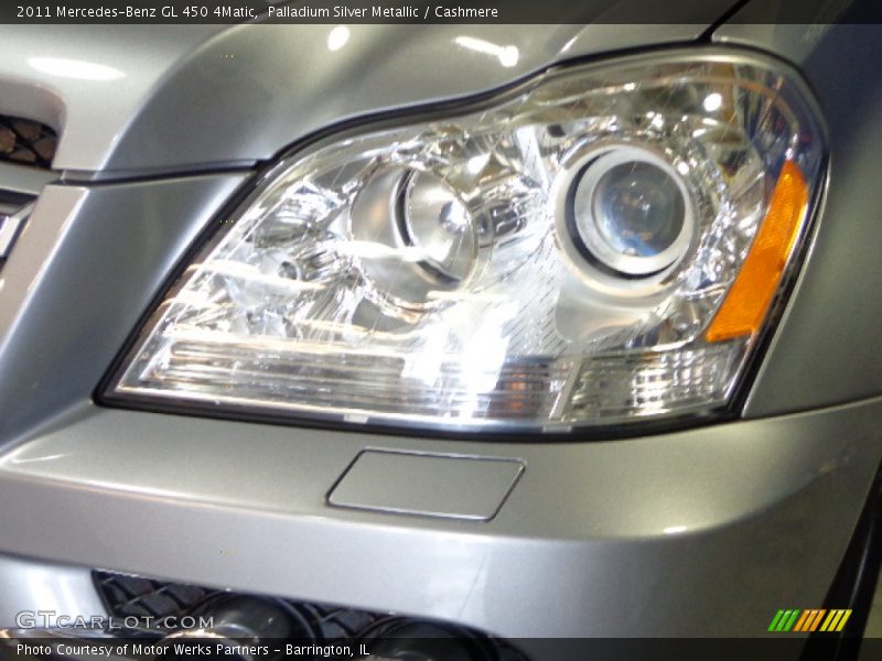 Palladium Silver Metallic / Cashmere 2011 Mercedes-Benz GL 450 4Matic