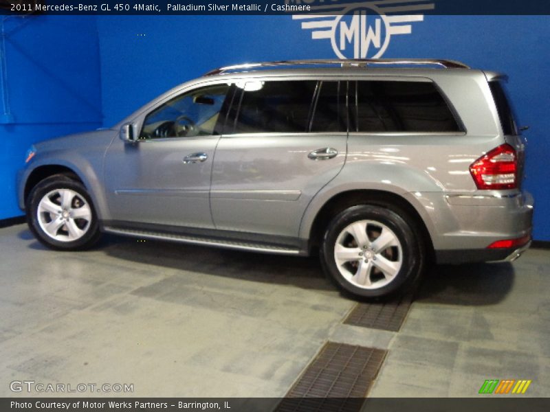 Palladium Silver Metallic / Cashmere 2011 Mercedes-Benz GL 450 4Matic