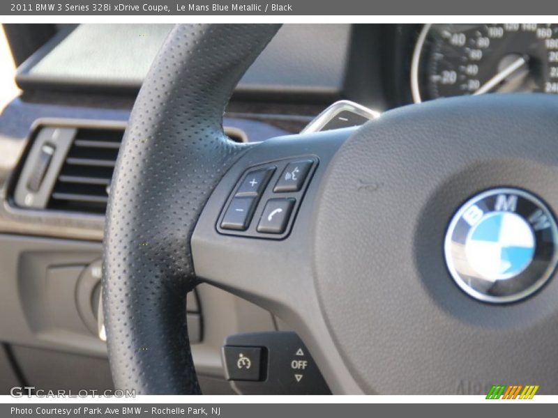 Le Mans Blue Metallic / Black 2011 BMW 3 Series 328i xDrive Coupe