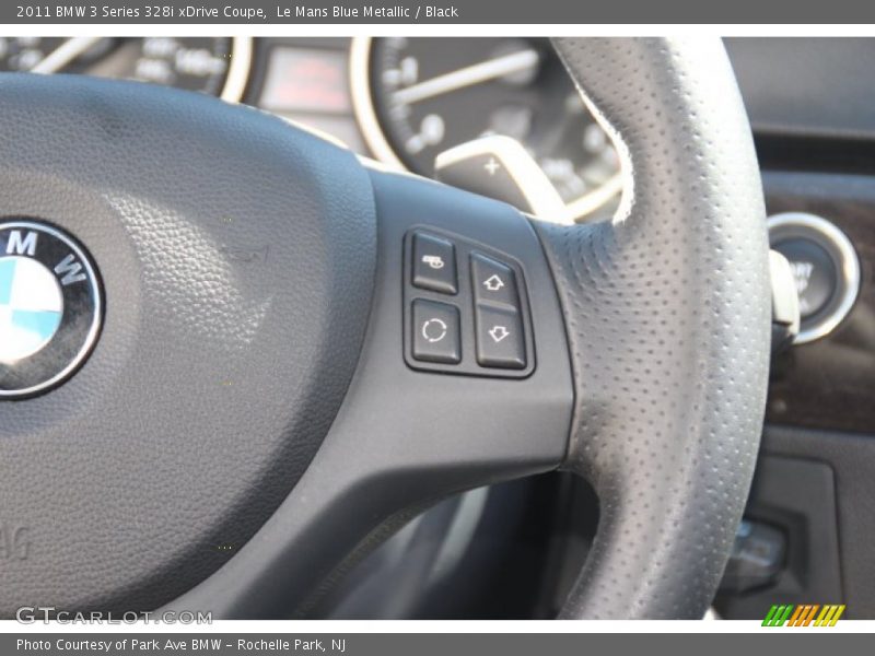 Le Mans Blue Metallic / Black 2011 BMW 3 Series 328i xDrive Coupe
