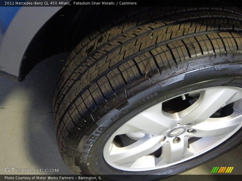 Palladium Silver Metallic / Cashmere 2011 Mercedes-Benz GL 450 4Matic