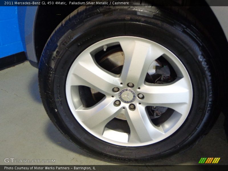 Palladium Silver Metallic / Cashmere 2011 Mercedes-Benz GL 450 4Matic