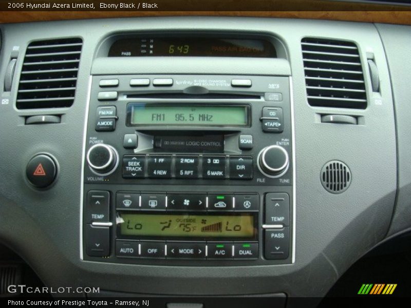 Ebony Black / Black 2006 Hyundai Azera Limited
