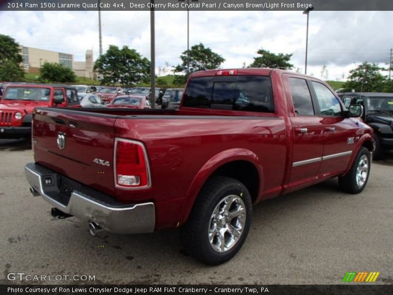  2014 1500 Laramie Quad Cab 4x4 Deep Cherry Red Crystal Pearl
