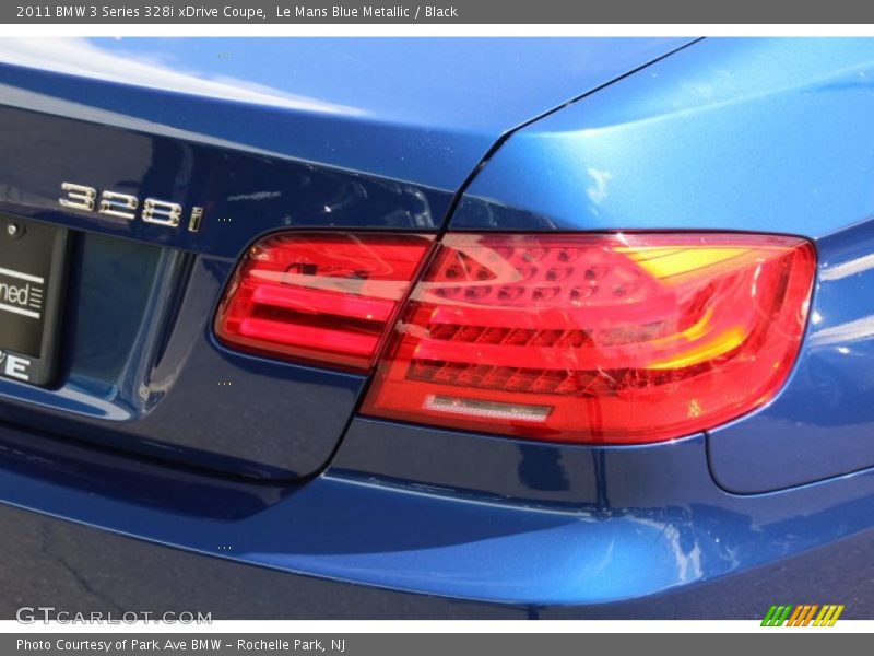 Le Mans Blue Metallic / Black 2011 BMW 3 Series 328i xDrive Coupe