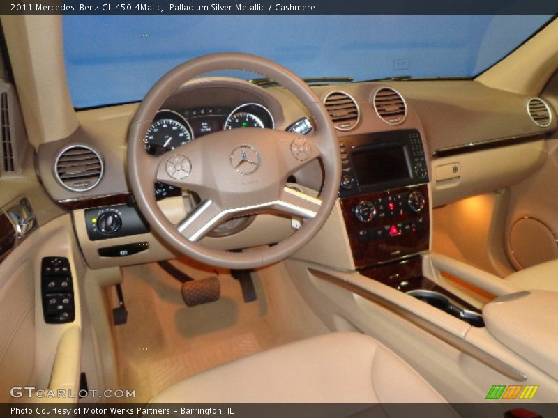 Palladium Silver Metallic / Cashmere 2011 Mercedes-Benz GL 450 4Matic