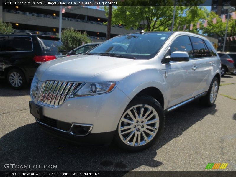 Ingot Silver Metallic / Medium Light Stone 2011 Lincoln MKX AWD