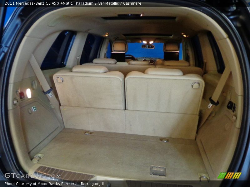 Palladium Silver Metallic / Cashmere 2011 Mercedes-Benz GL 450 4Matic