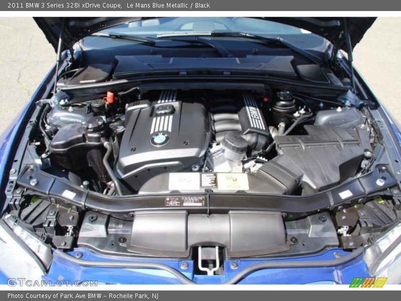 Le Mans Blue Metallic / Black 2011 BMW 3 Series 328i xDrive Coupe