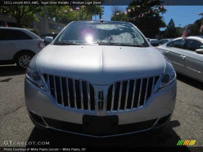 Ingot Silver Metallic / Medium Light Stone 2011 Lincoln MKX AWD
