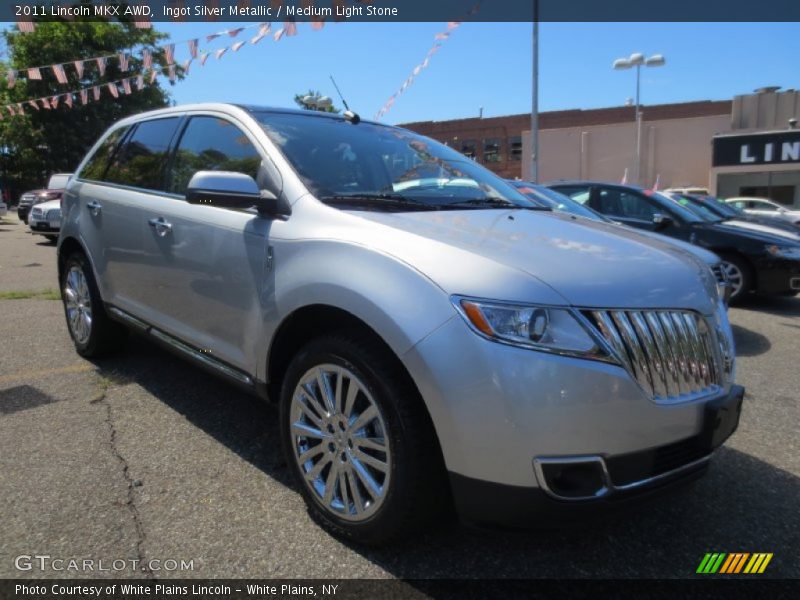 Ingot Silver Metallic / Medium Light Stone 2011 Lincoln MKX AWD