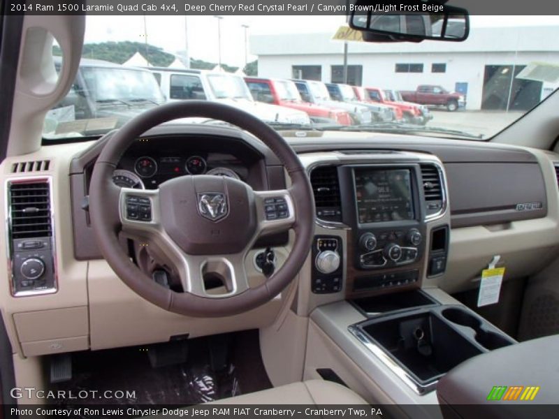 Dashboard of 2014 1500 Laramie Quad Cab 4x4