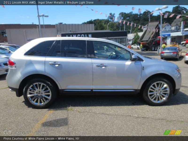 Ingot Silver Metallic / Medium Light Stone 2011 Lincoln MKX AWD