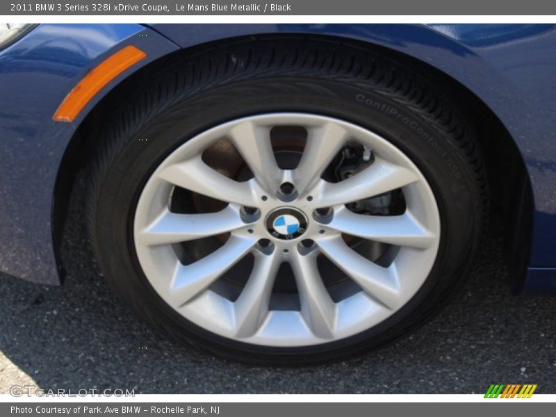 Le Mans Blue Metallic / Black 2011 BMW 3 Series 328i xDrive Coupe