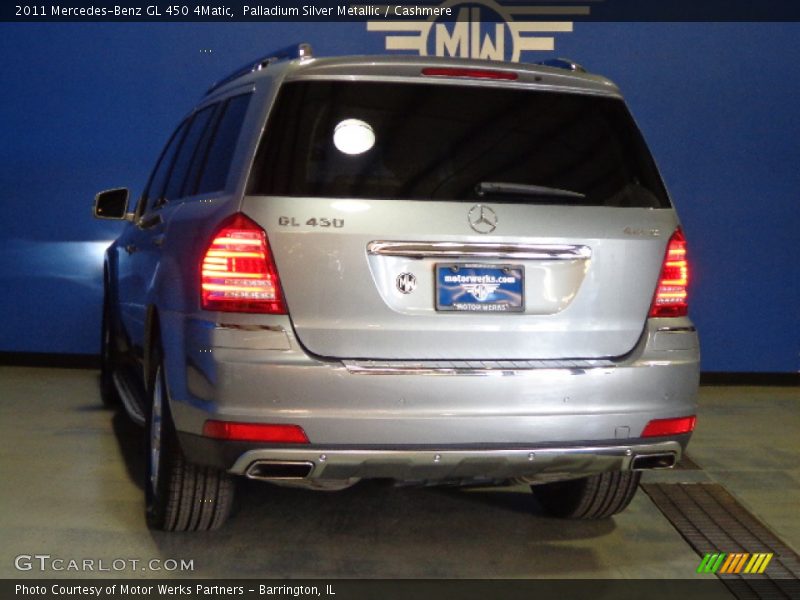 Palladium Silver Metallic / Cashmere 2011 Mercedes-Benz GL 450 4Matic