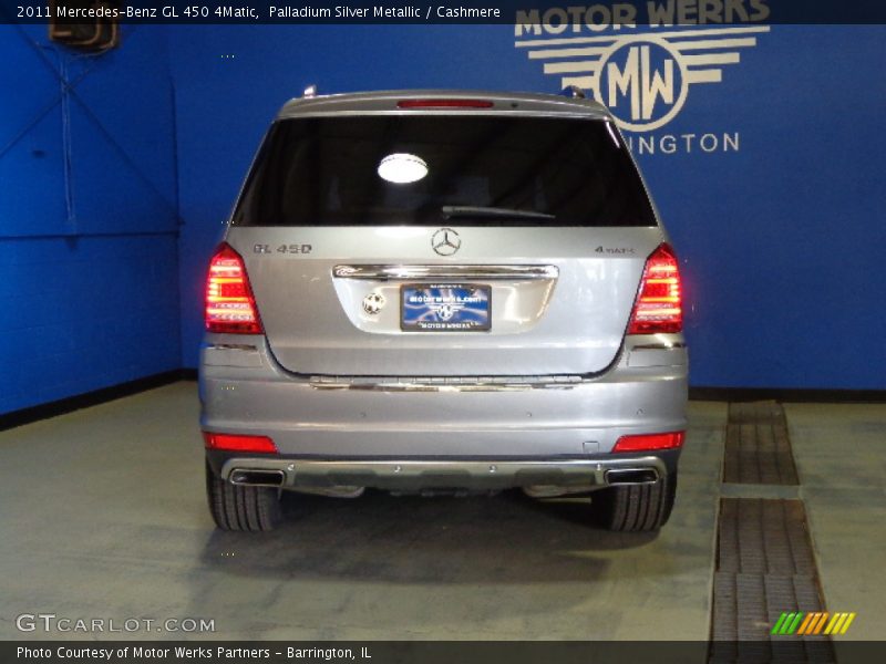 Palladium Silver Metallic / Cashmere 2011 Mercedes-Benz GL 450 4Matic