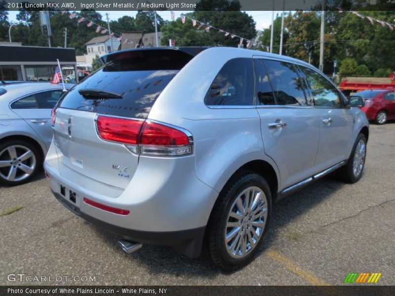 Ingot Silver Metallic / Medium Light Stone 2011 Lincoln MKX AWD