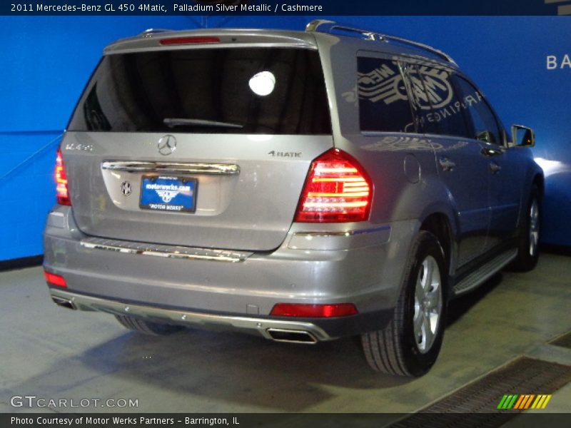 Palladium Silver Metallic / Cashmere 2011 Mercedes-Benz GL 450 4Matic