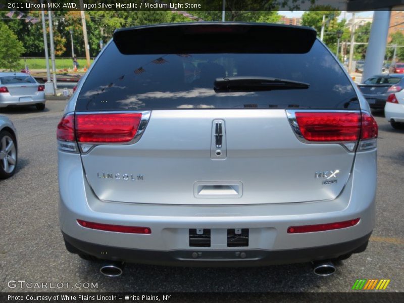 Ingot Silver Metallic / Medium Light Stone 2011 Lincoln MKX AWD