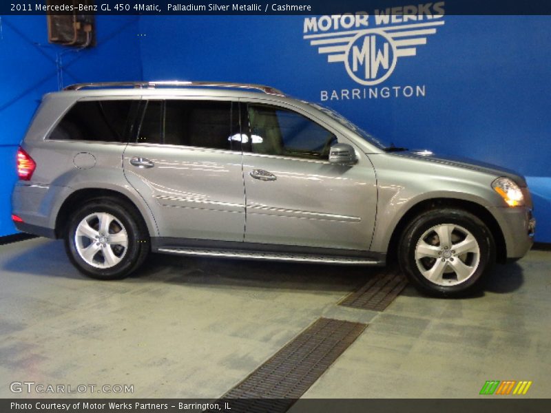 Palladium Silver Metallic / Cashmere 2011 Mercedes-Benz GL 450 4Matic