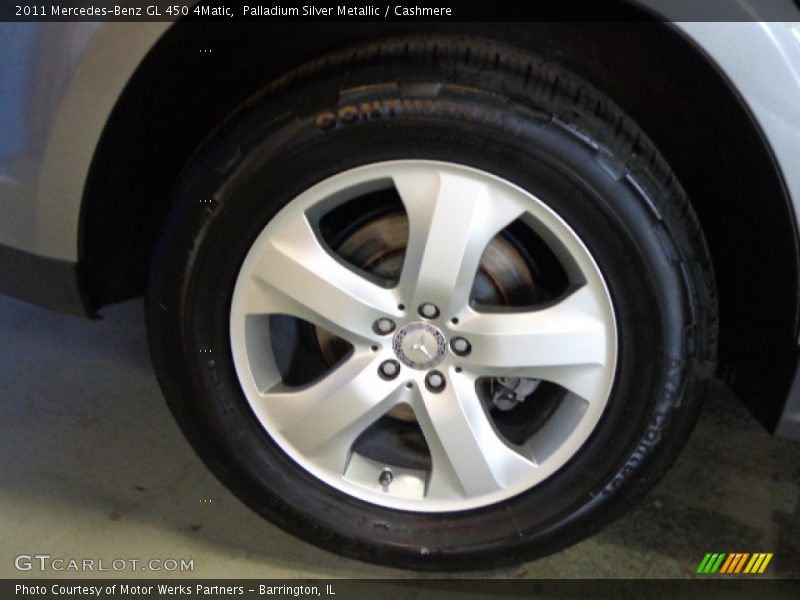Palladium Silver Metallic / Cashmere 2011 Mercedes-Benz GL 450 4Matic