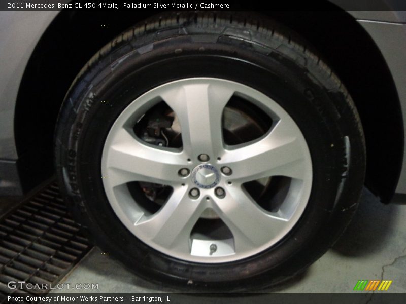 Palladium Silver Metallic / Cashmere 2011 Mercedes-Benz GL 450 4Matic