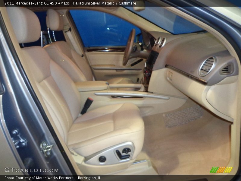 Palladium Silver Metallic / Cashmere 2011 Mercedes-Benz GL 450 4Matic