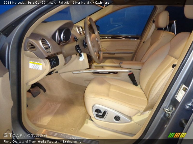 Palladium Silver Metallic / Cashmere 2011 Mercedes-Benz GL 450 4Matic