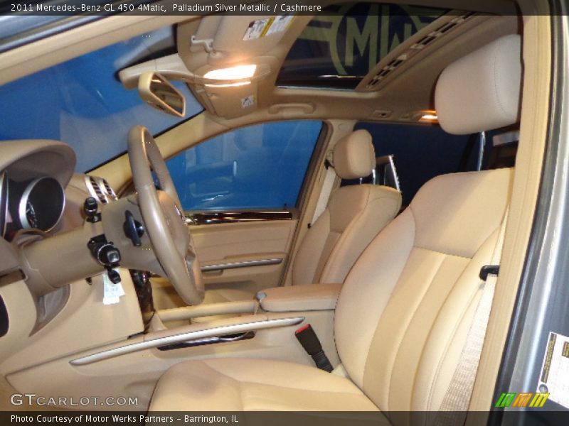 Palladium Silver Metallic / Cashmere 2011 Mercedes-Benz GL 450 4Matic