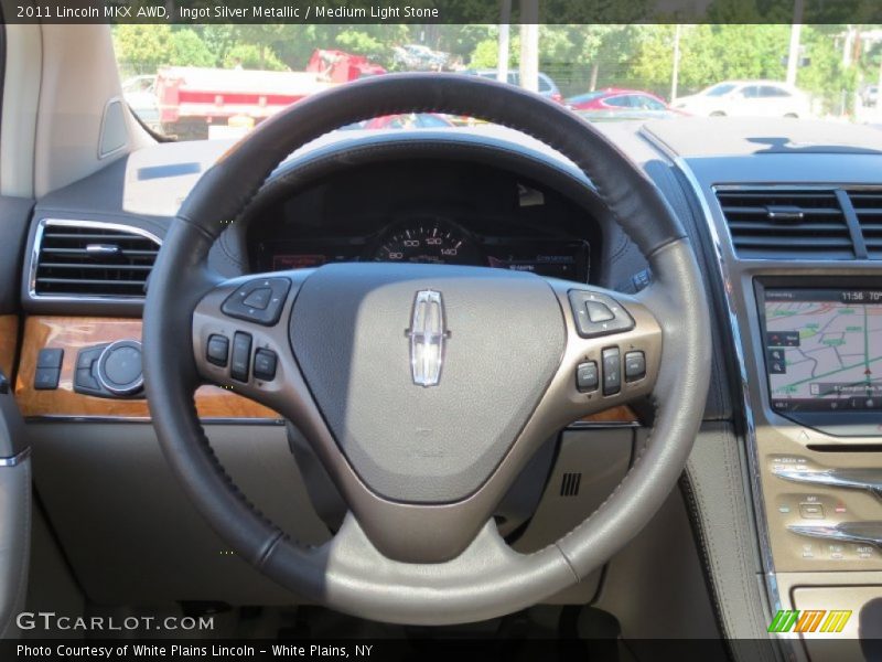 Ingot Silver Metallic / Medium Light Stone 2011 Lincoln MKX AWD