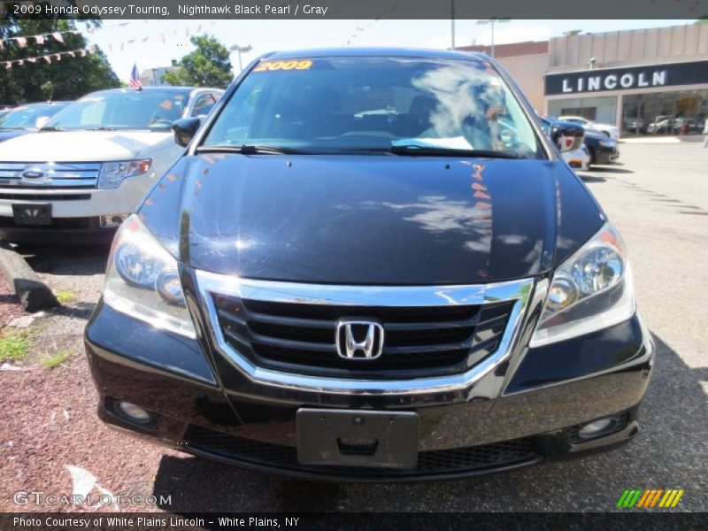 Nighthawk Black Pearl / Gray 2009 Honda Odyssey Touring