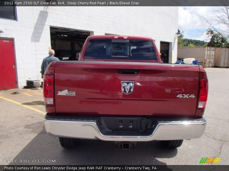 Deep Cherry Red Pearl / Black/Diesel Gray 2013 Ram 2500 SLT Crew Cab 4x4
