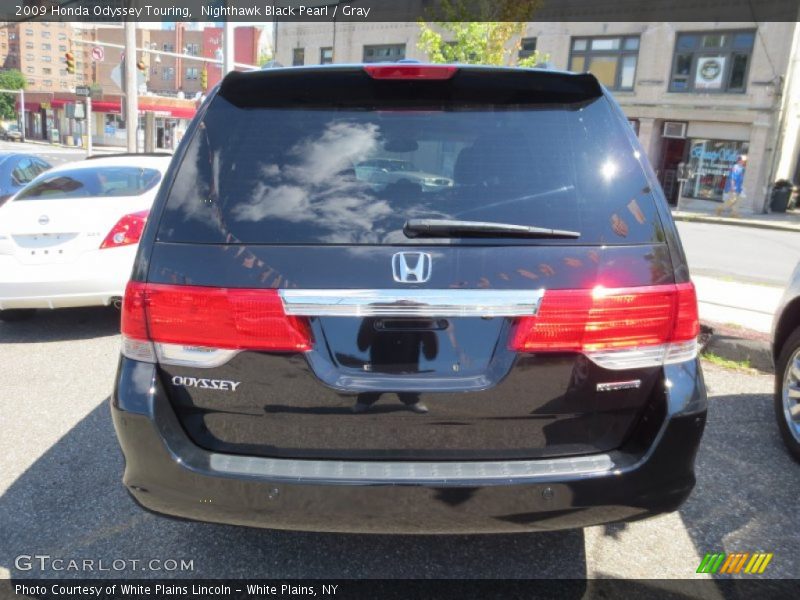Nighthawk Black Pearl / Gray 2009 Honda Odyssey Touring