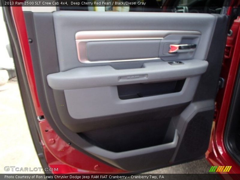 Deep Cherry Red Pearl / Black/Diesel Gray 2013 Ram 2500 SLT Crew Cab 4x4