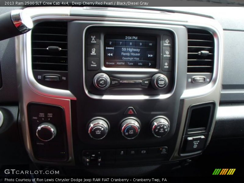 Deep Cherry Red Pearl / Black/Diesel Gray 2013 Ram 2500 SLT Crew Cab 4x4