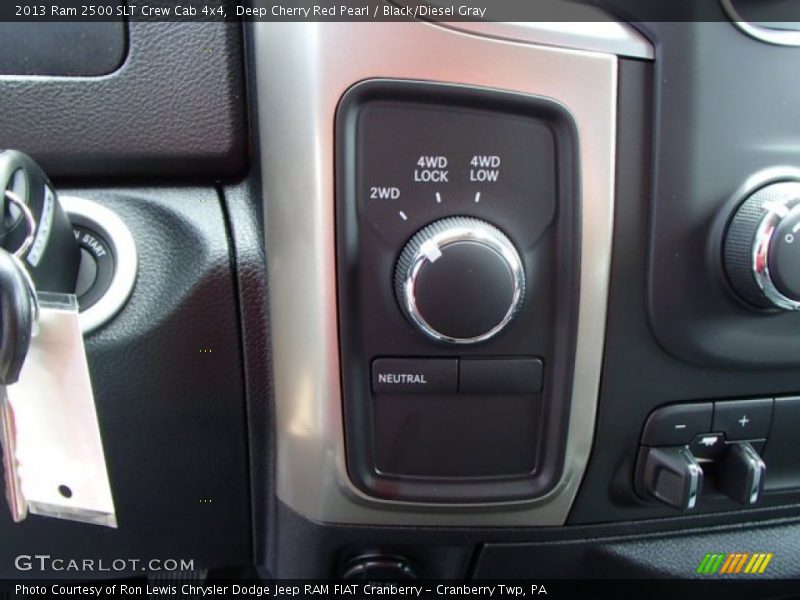 Deep Cherry Red Pearl / Black/Diesel Gray 2013 Ram 2500 SLT Crew Cab 4x4