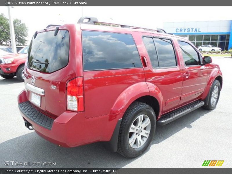 Red Brick / Graphite 2009 Nissan Pathfinder SE