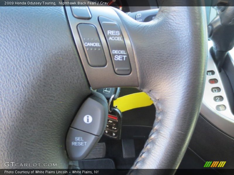 Nighthawk Black Pearl / Gray 2009 Honda Odyssey Touring