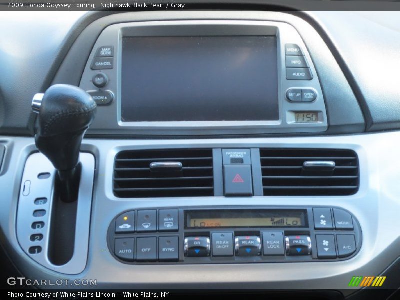 Nighthawk Black Pearl / Gray 2009 Honda Odyssey Touring
