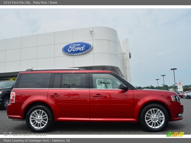  2014 Flex SEL Ruby Red