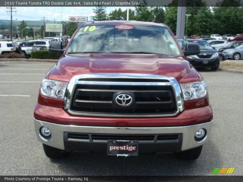 Salsa Red Pearl / Graphite Gray 2010 Toyota Tundra TRD Double Cab 4x4