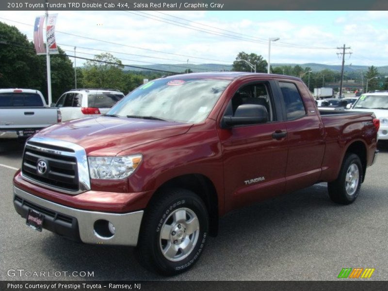 Salsa Red Pearl / Graphite Gray 2010 Toyota Tundra TRD Double Cab 4x4