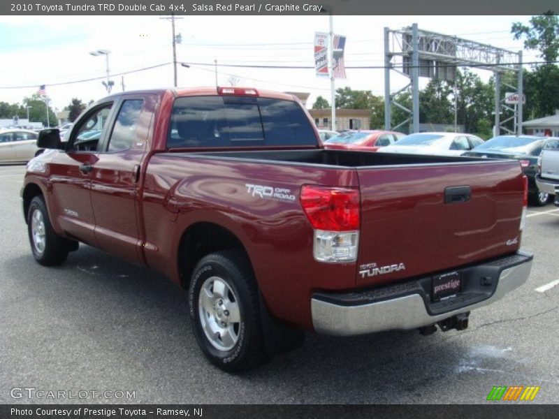 Salsa Red Pearl / Graphite Gray 2010 Toyota Tundra TRD Double Cab 4x4