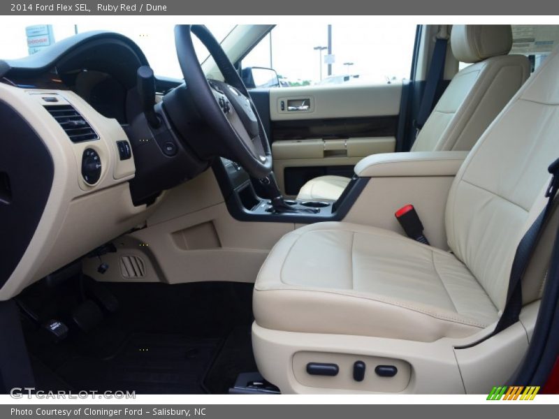 Ruby Red / Dune 2014 Ford Flex SEL