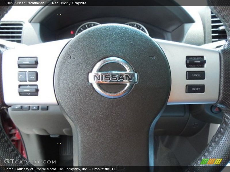 Red Brick / Graphite 2009 Nissan Pathfinder SE