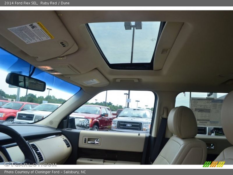 Ruby Red / Dune 2014 Ford Flex SEL