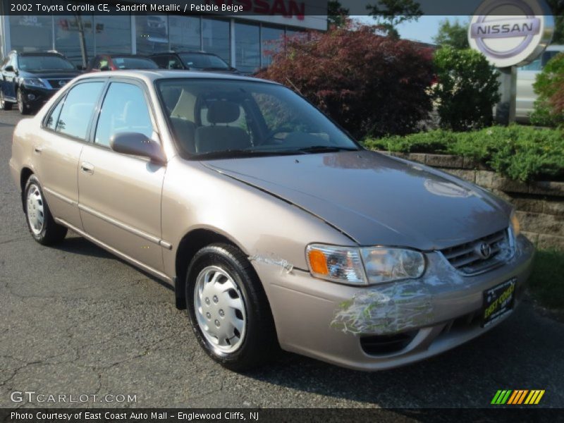 Sandrift Metallic / Pebble Beige 2002 Toyota Corolla CE