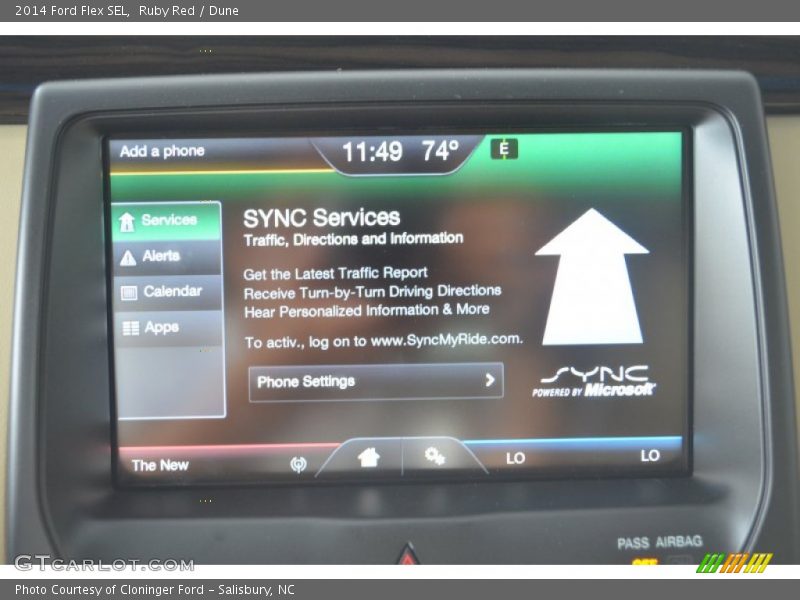 Ruby Red / Dune 2014 Ford Flex SEL