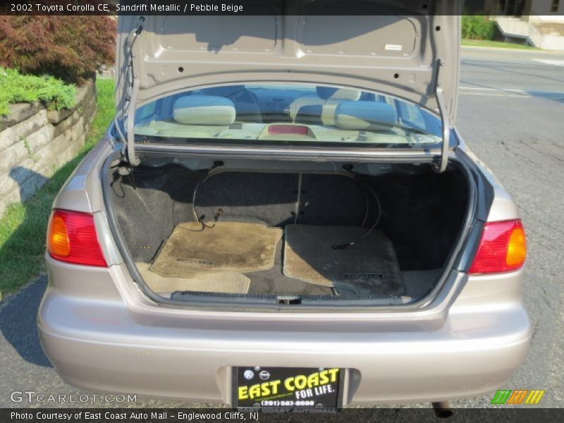 Sandrift Metallic / Pebble Beige 2002 Toyota Corolla CE