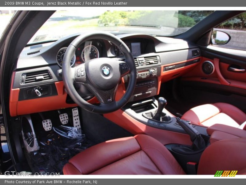 Jerez Black Metallic / Fox Red Novillo Leather 2009 BMW M3 Coupe